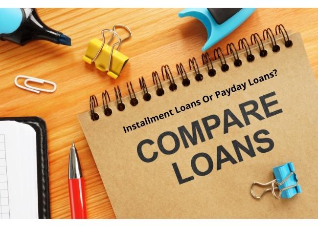 Payments for installment loans or payday loans.